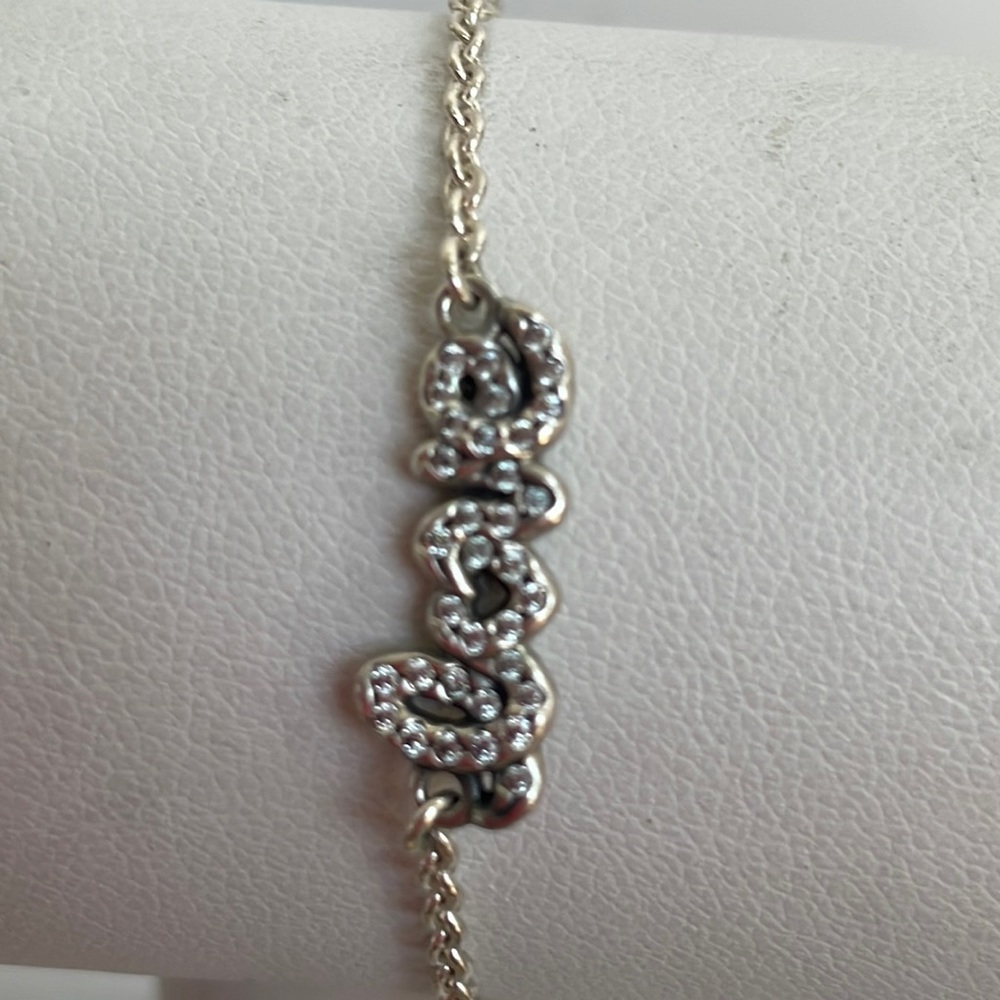 Pandora Signature of Love Sterling Silver Bracelet